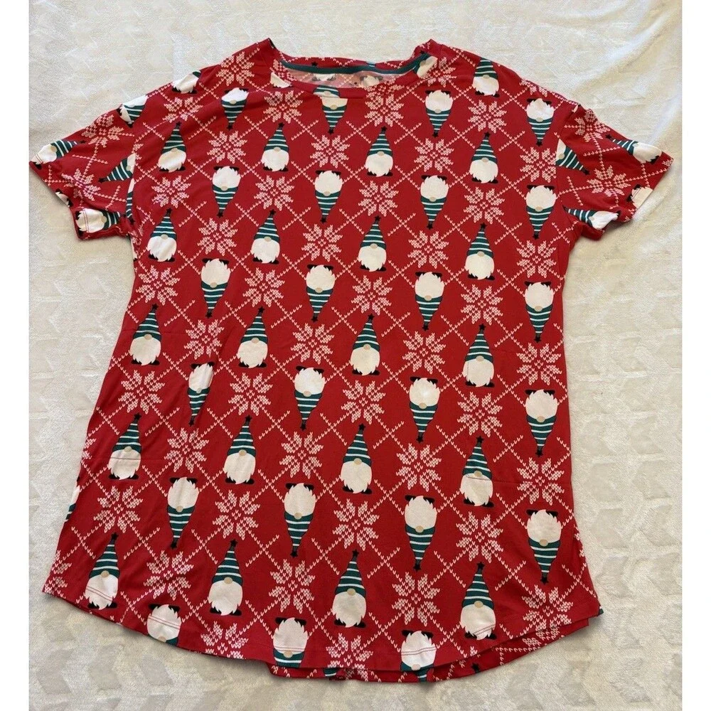 Women’s Secret Treasures Gnomes Nightgown - Size 2X-3X